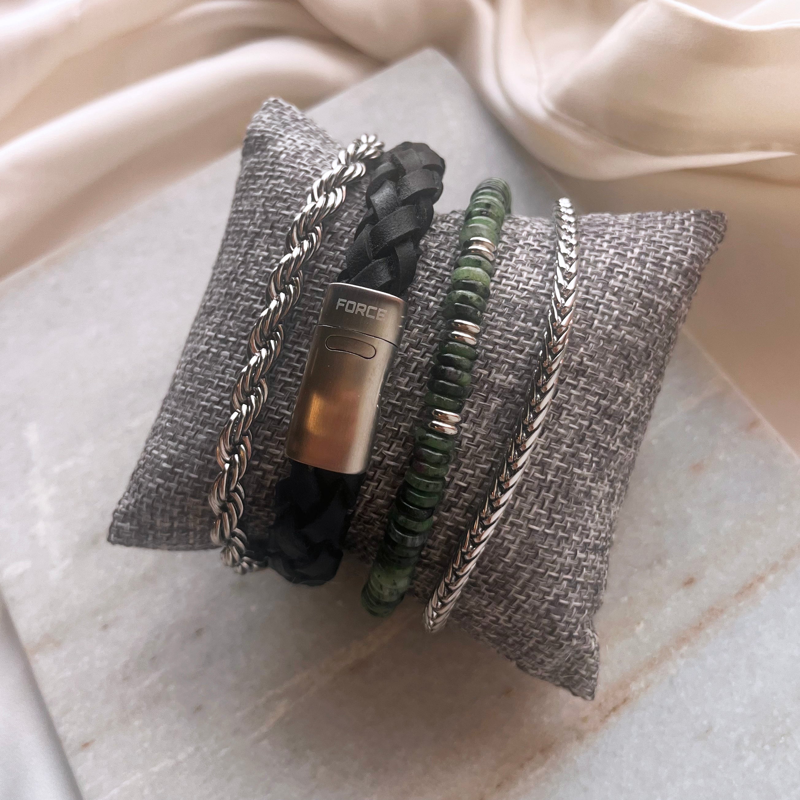 Scrouples Force armbånd ruby zoisite