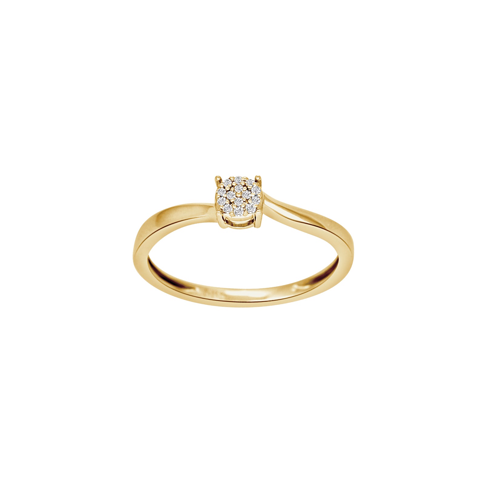 Nordahl Andersen 14kt. guldring m/dia. 0.03ct W/SI