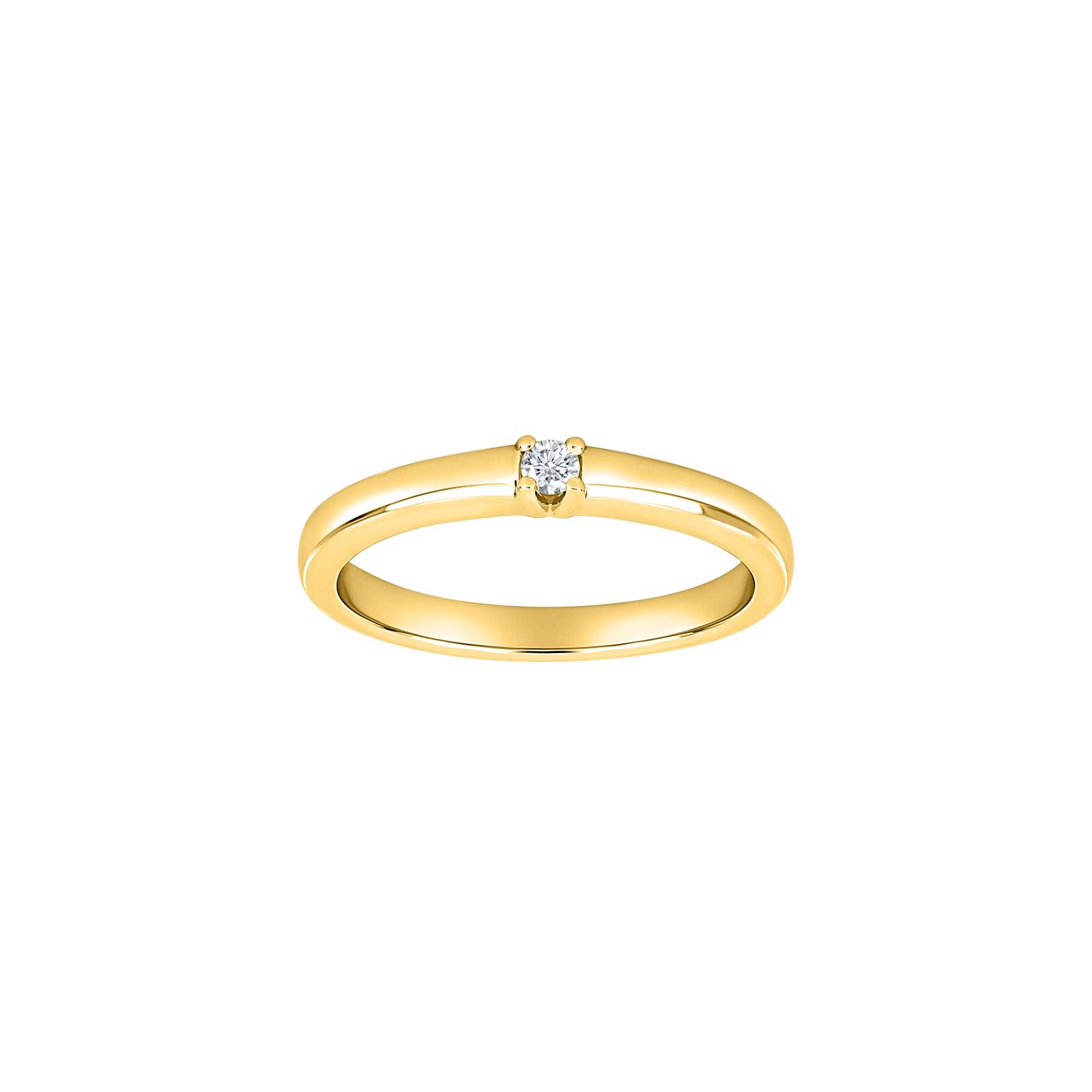Nordahl Andersen 14kt. alliancering m/dia. 1 x 0,05 W/SI