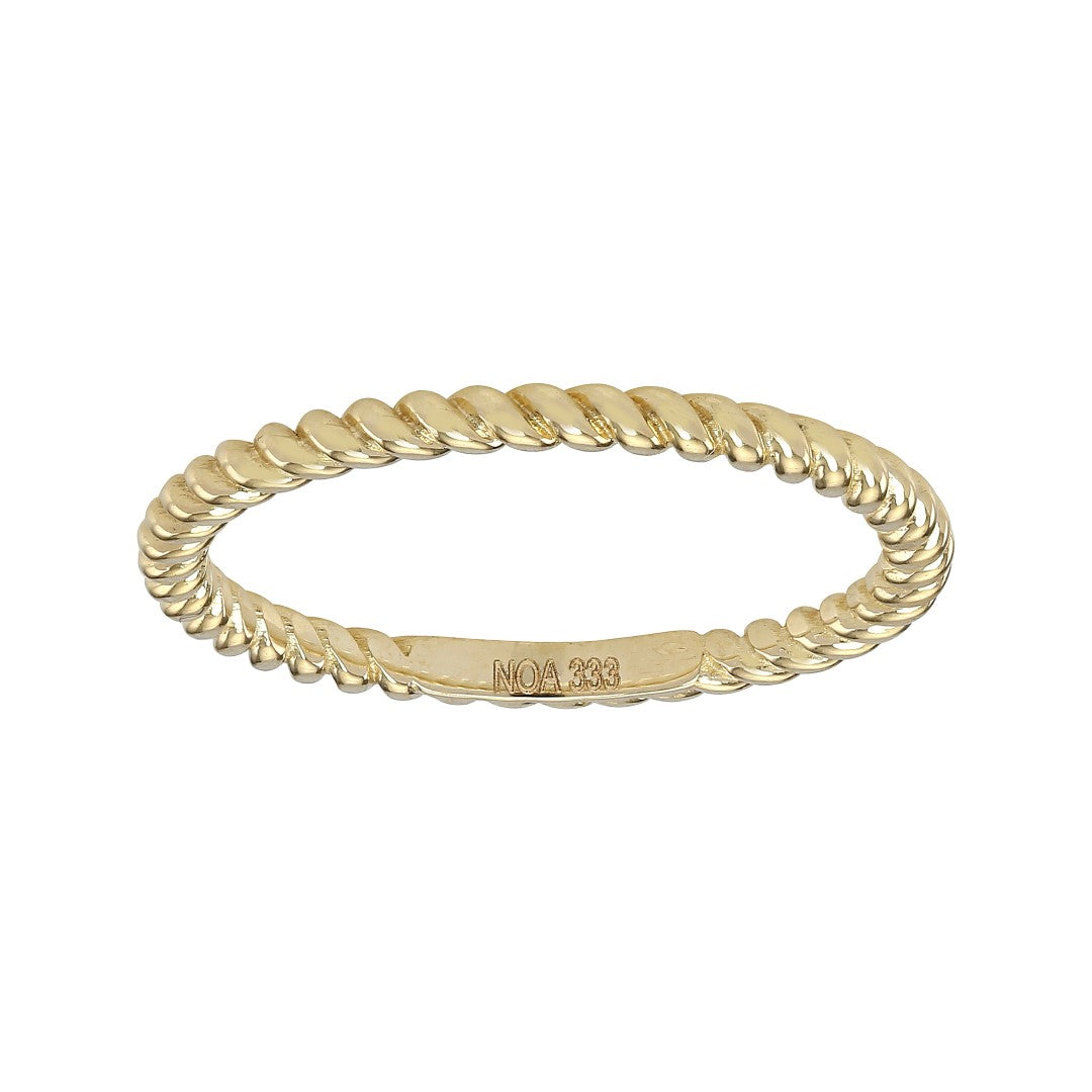 Nordahl Andersen 8kt. guldring snoet