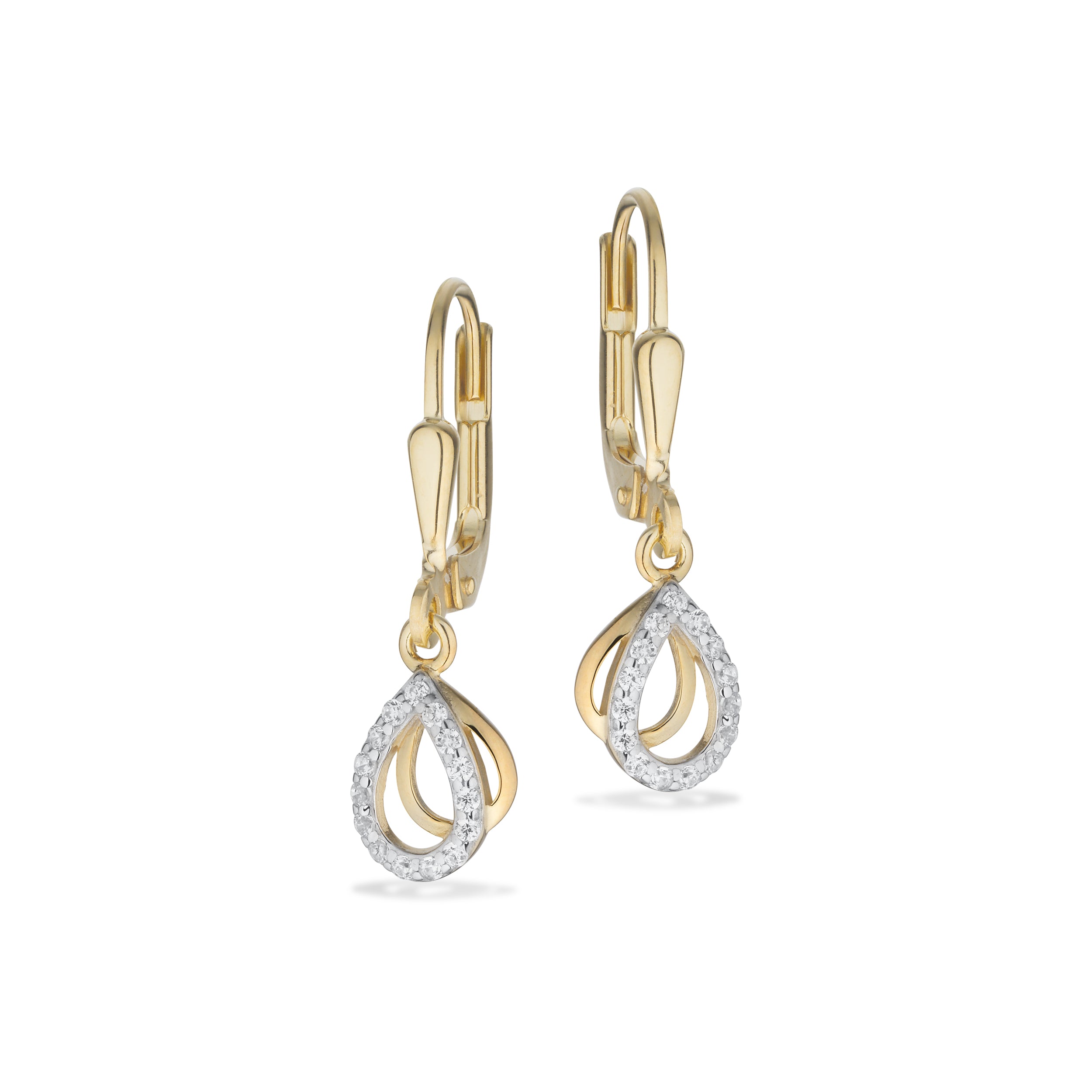 Scrouples Ørebøjler cubic zir. 8 kt.