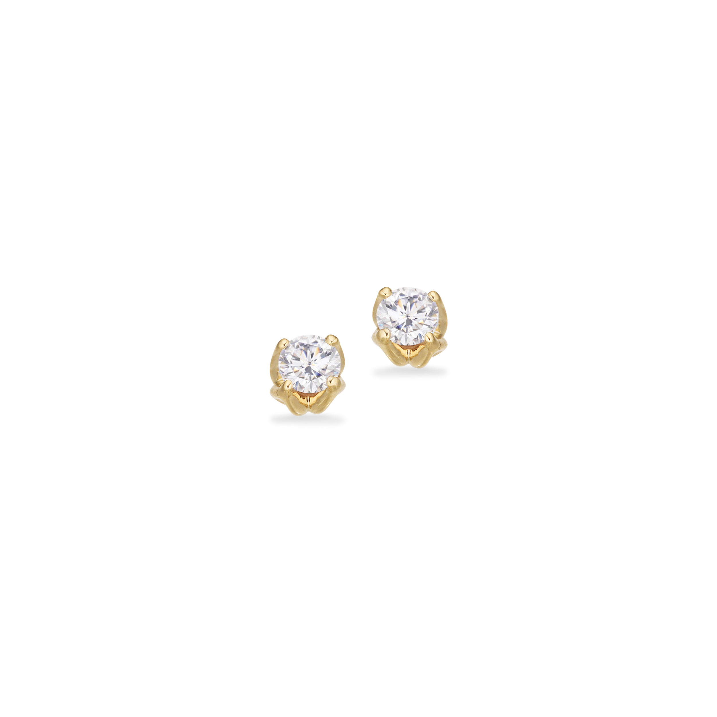 Scrouples Øreringe i Guld 8 kt. med Syn. cubic zirconia