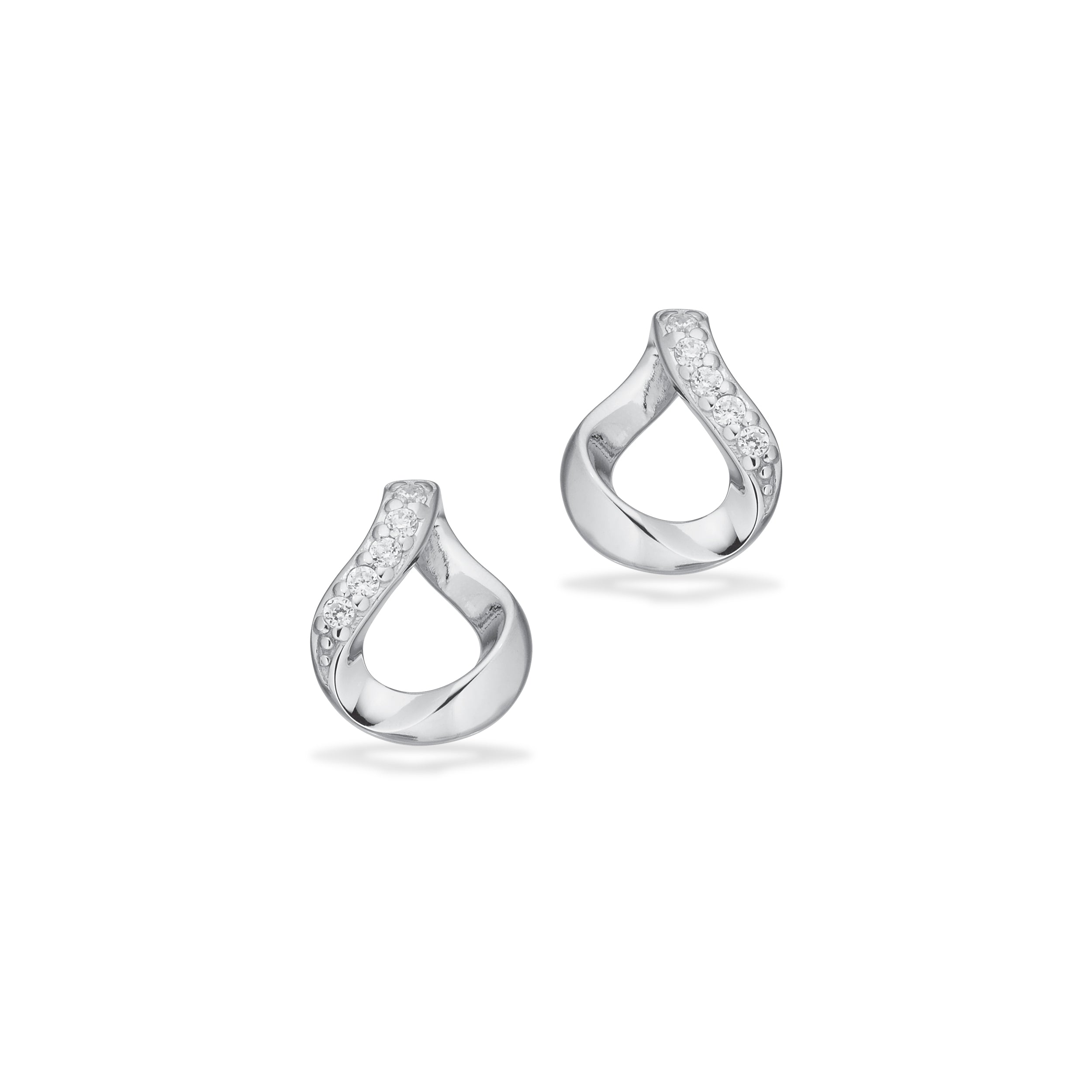 Scrouples Øreringe i Sølv med Syn. cubic zirconia