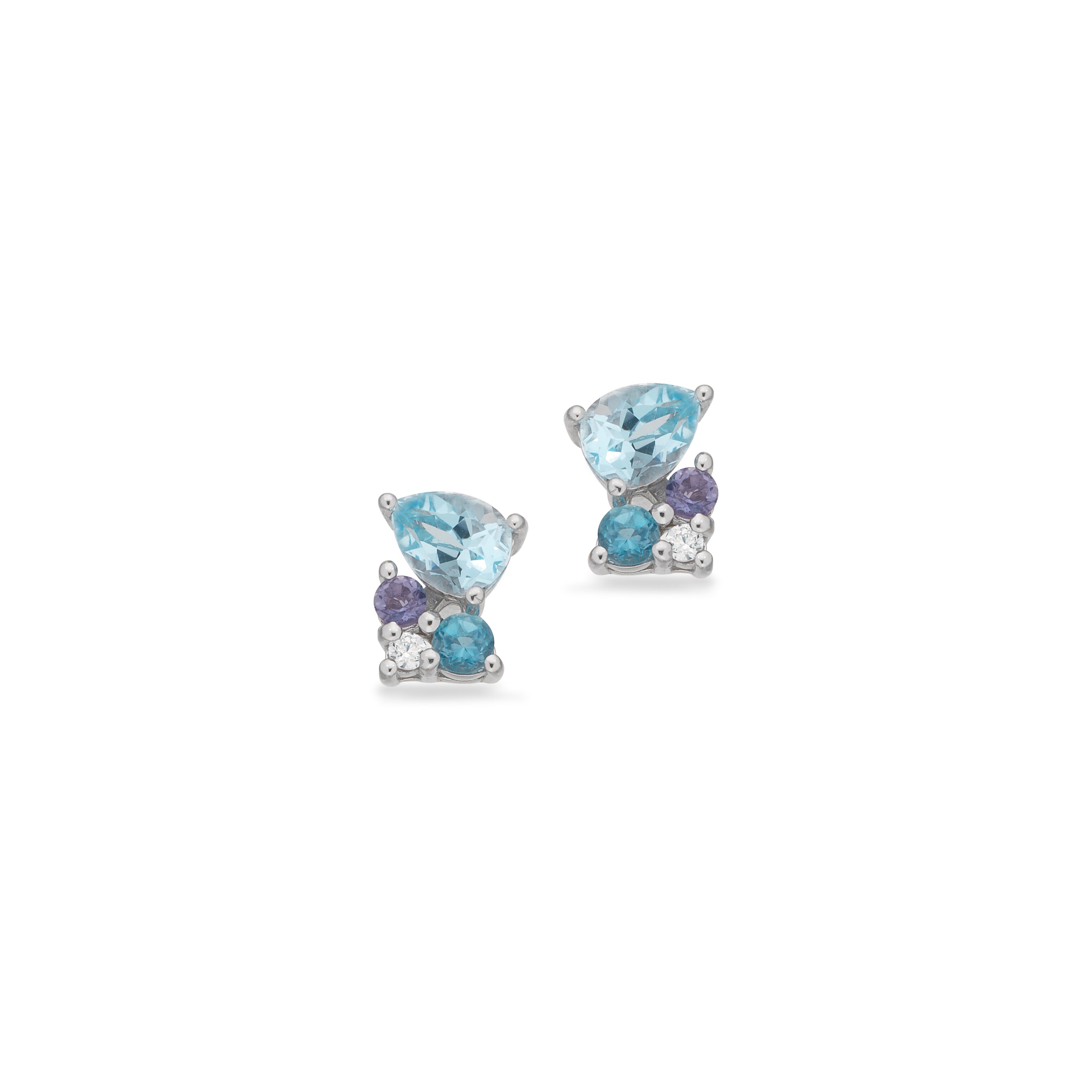 Scrouples Øreringe i Sølv med Syn. cubic zirconia
