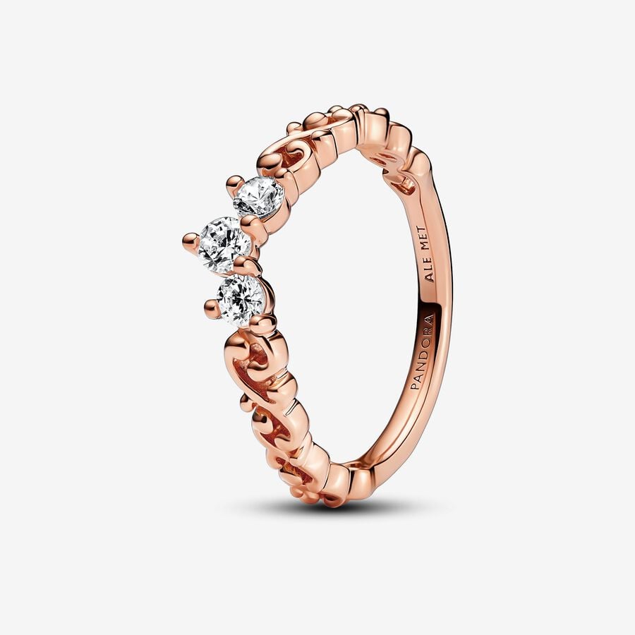 Pandora Tiara ring med zirkon