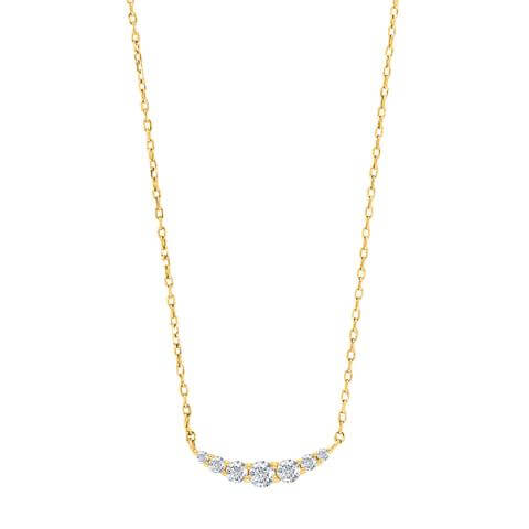 Sølv forgyldt collier med 5 ziakonia