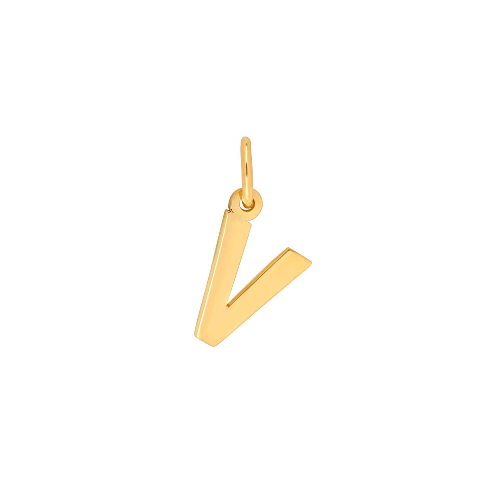 Nordahl Andersen 14kt. guldvedhæng bogstav - V