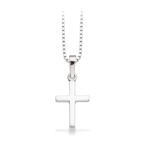 Sølv kors vedhæng standard