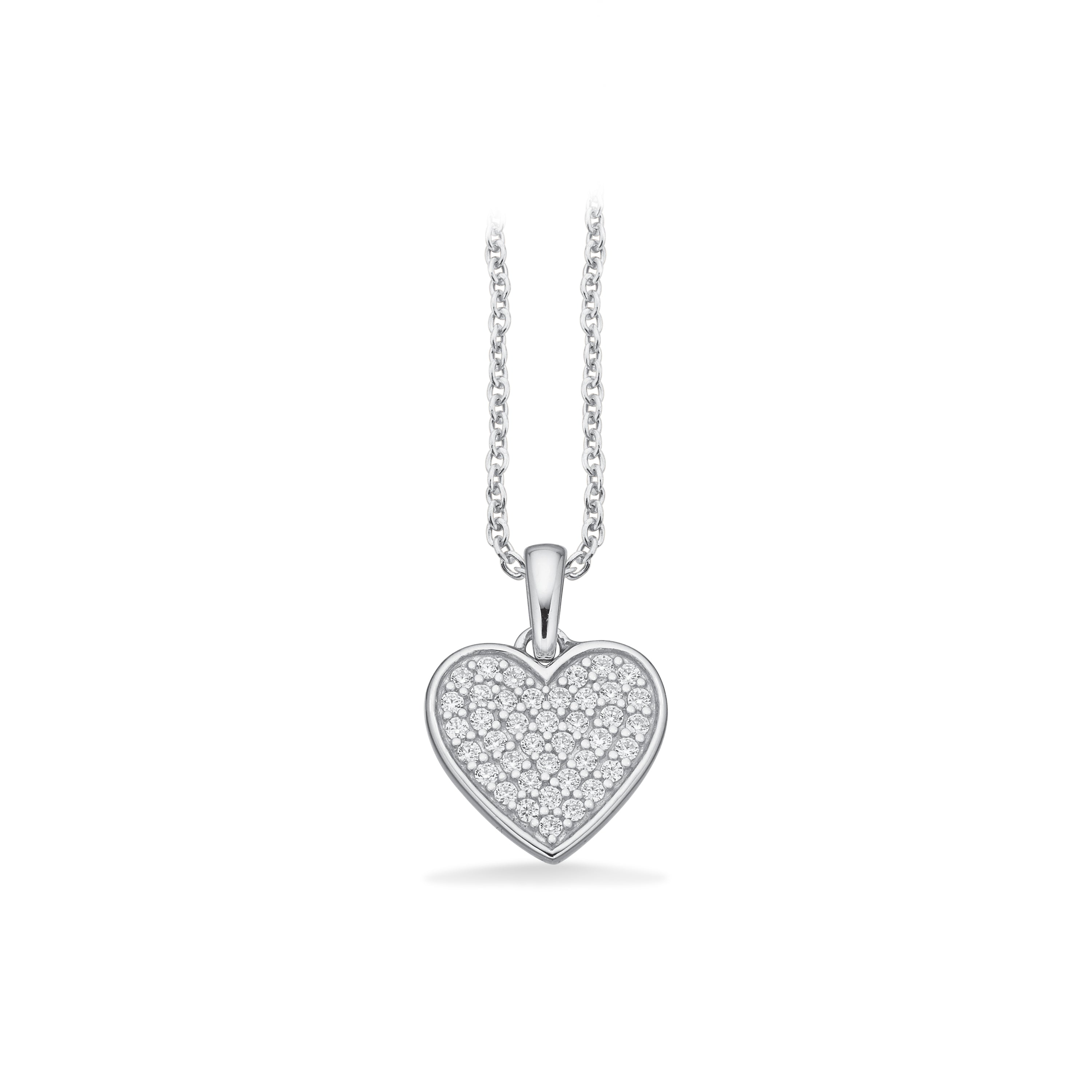 Scrouples Halskæde i Sølv med Syn. cubic zirconia