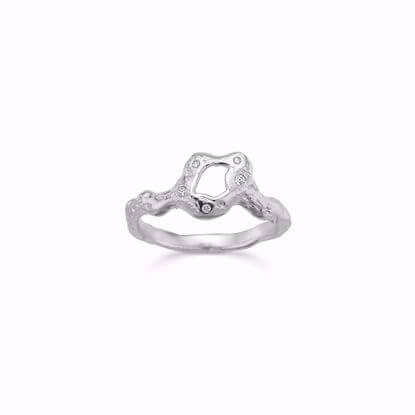 Seville sølv ring med zirkonia - 2655