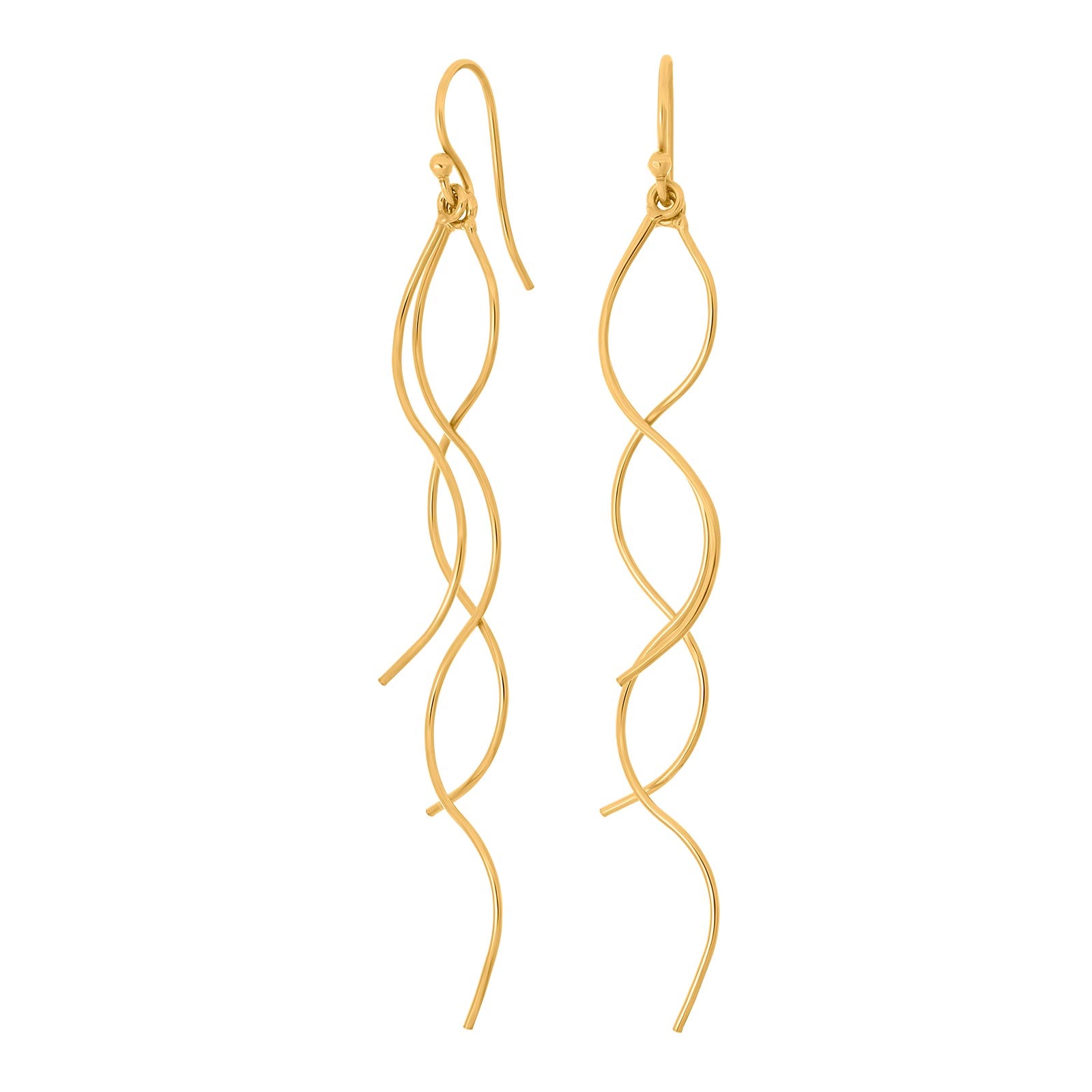 Nordahl Andersen Forgyldt ørehænger SPIN52