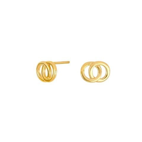 Nordahl Andersen. 8 kt Guld ørestikker