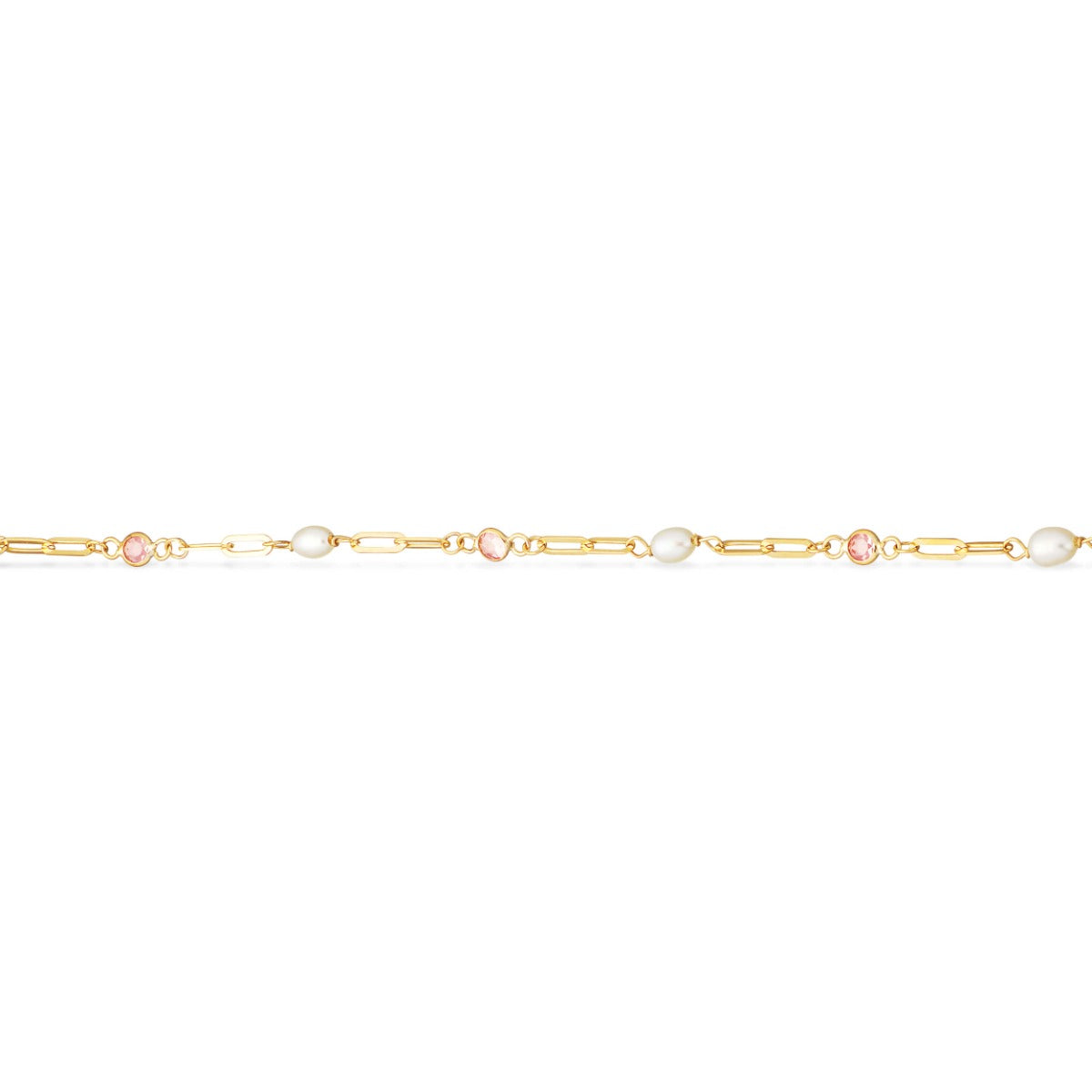 Scrouples Armbånd i Guld med Perle