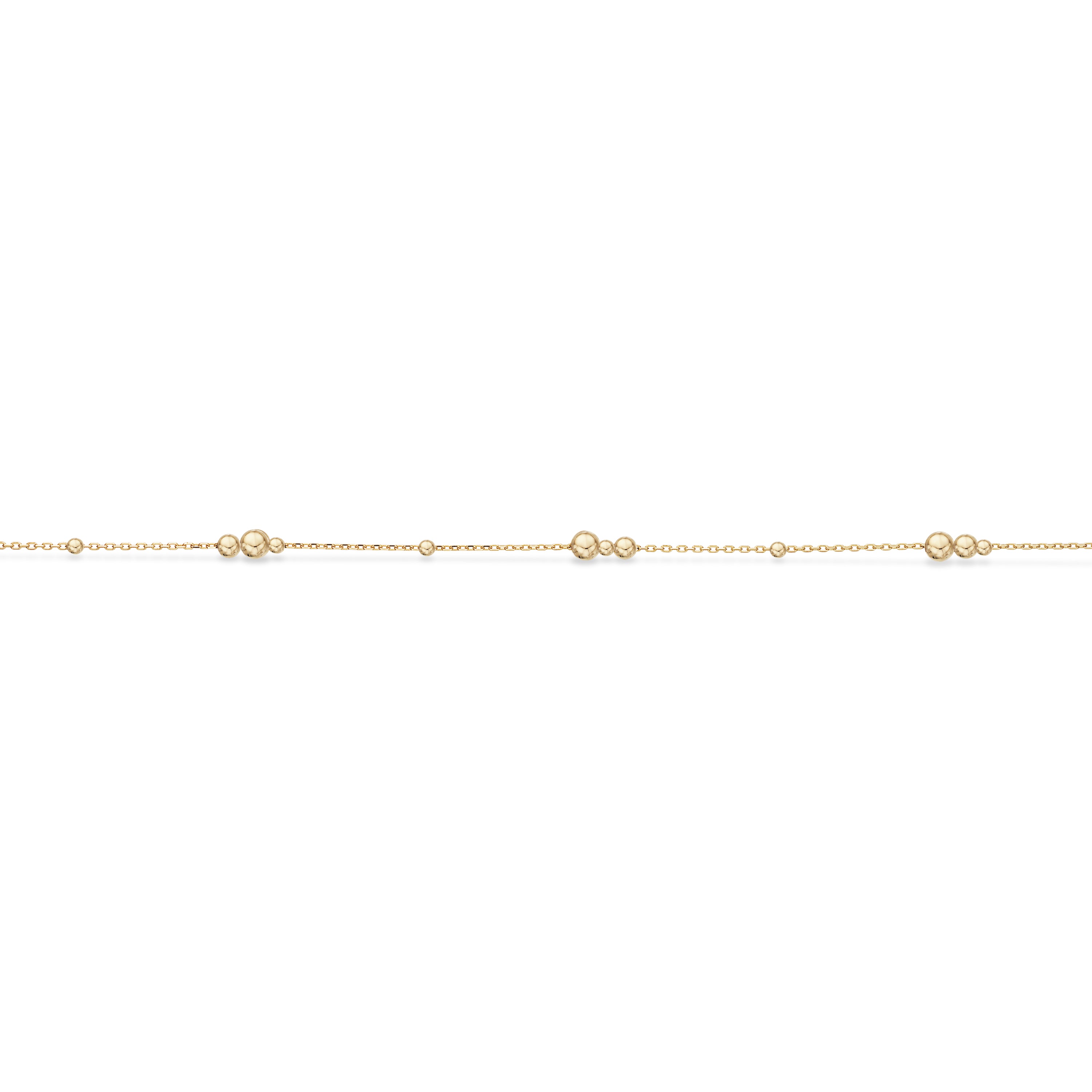 Scrouples Armbånd kugler 17+2cm 8 kt.