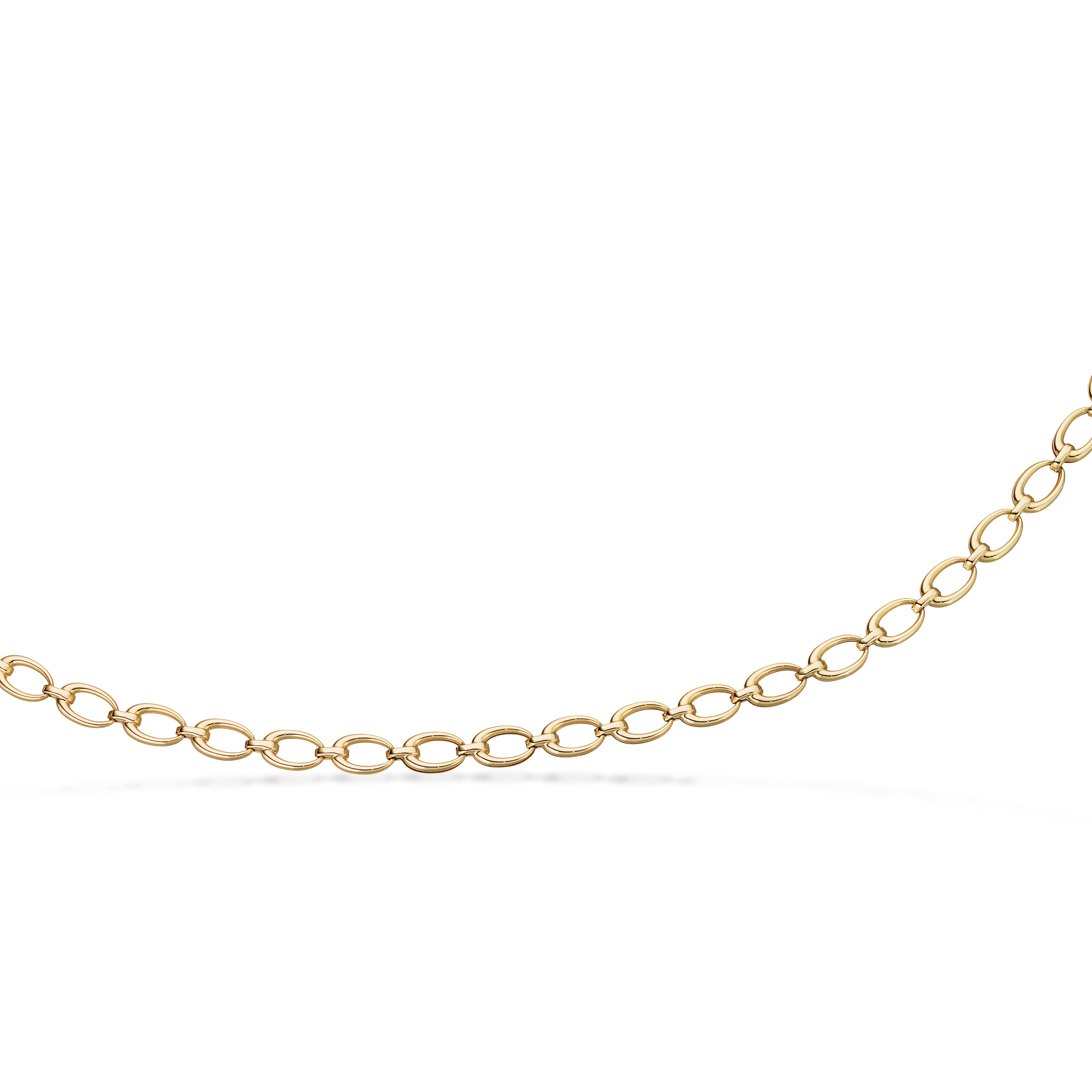 Scrouples Armbånd ovale links 18,5 cm 8 kt.
