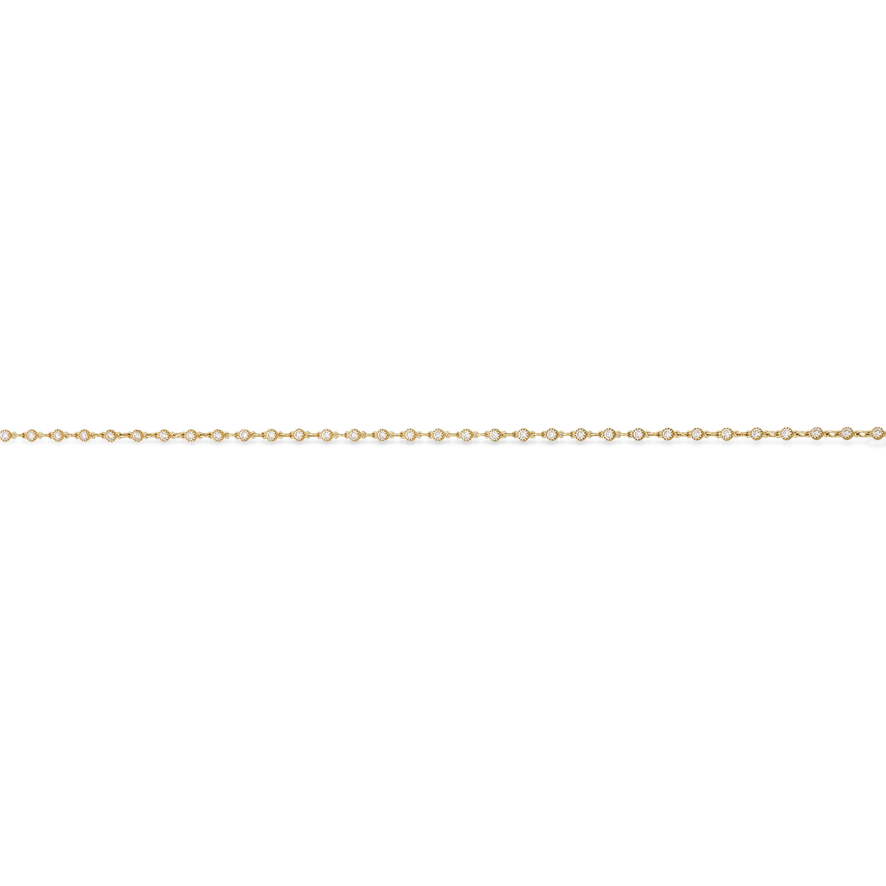 Scrouples Armbånd kugler cubic zir. 17+2 cm 8 kt.