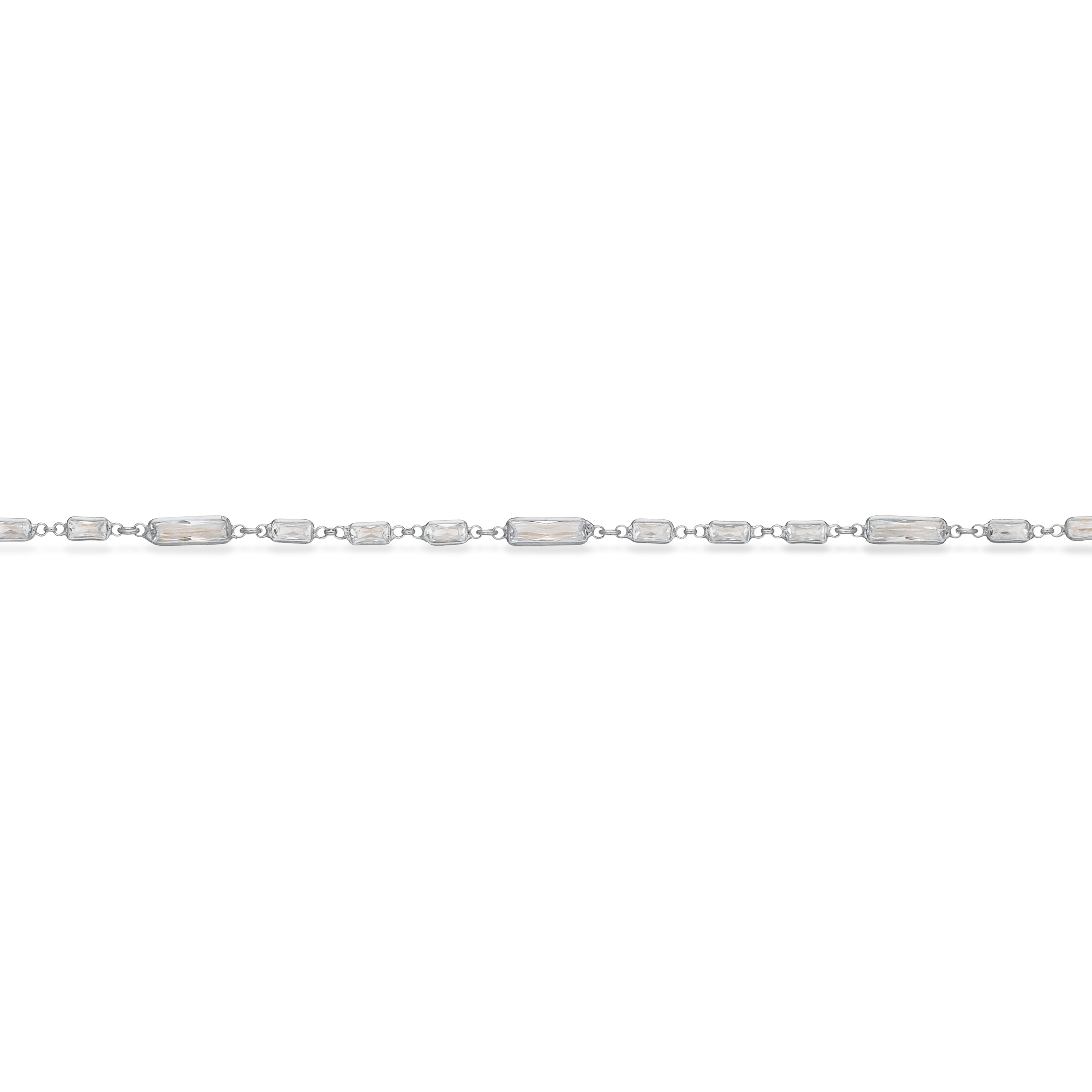 Scrouples SoHo armbånd sølv cubic zir. rh. 17+2 cm