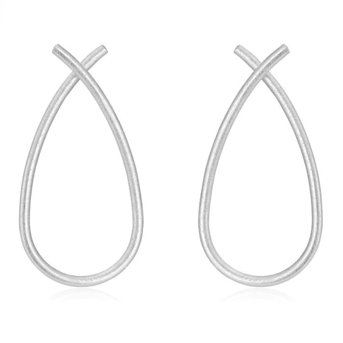 Sølvforgyldte ørestikker kryds