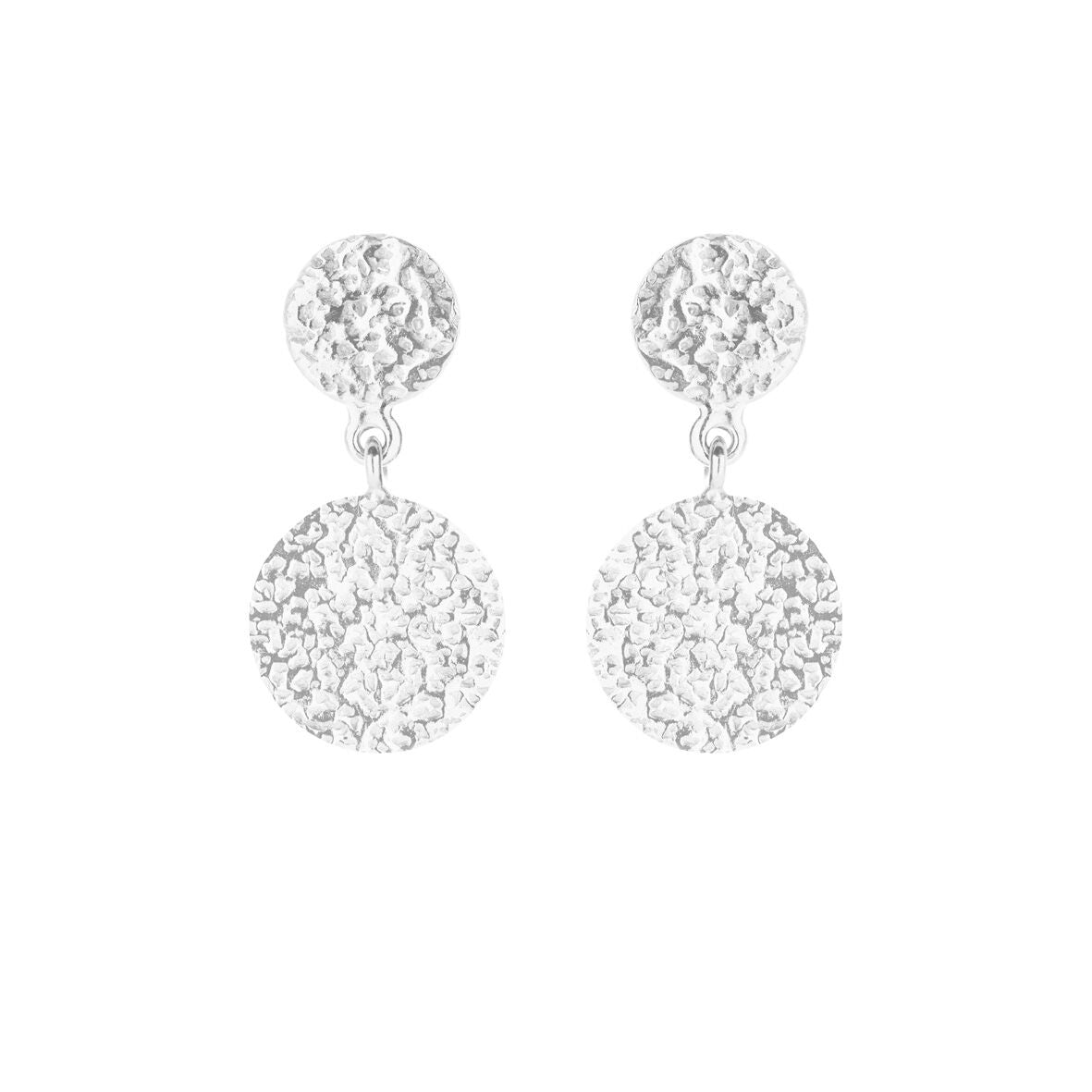 Sølvforgyldte ørehængere 2 plader