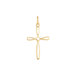 Støvring Design. 8kt åben guldkors