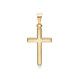 Støvring Design. 8kt guldkors 13x21mm