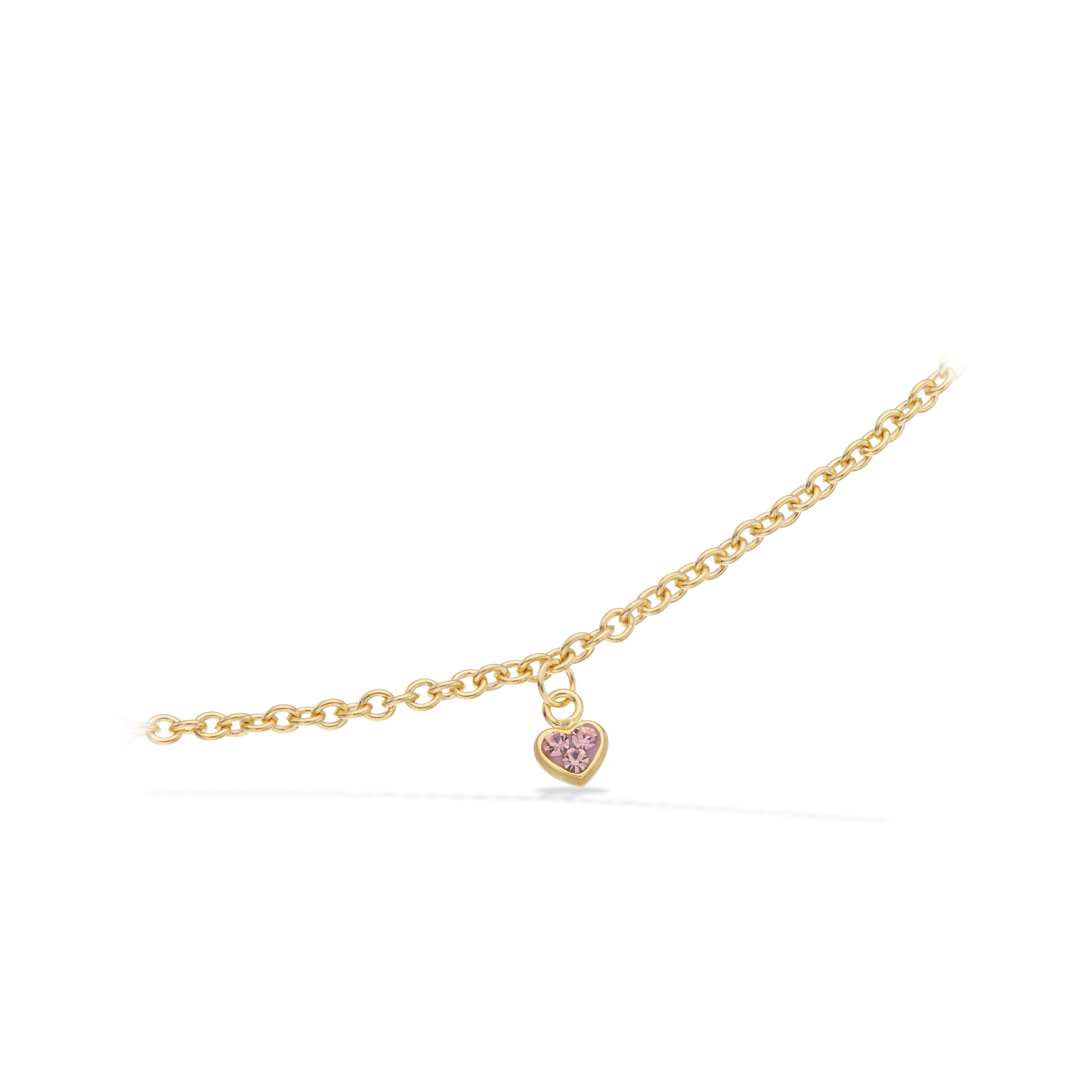 Scrouples Armbånd i Forgyldt sølv med Syn. cubic zirconia