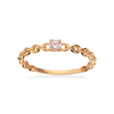 Scrouples Ringe i Guld med zirkon