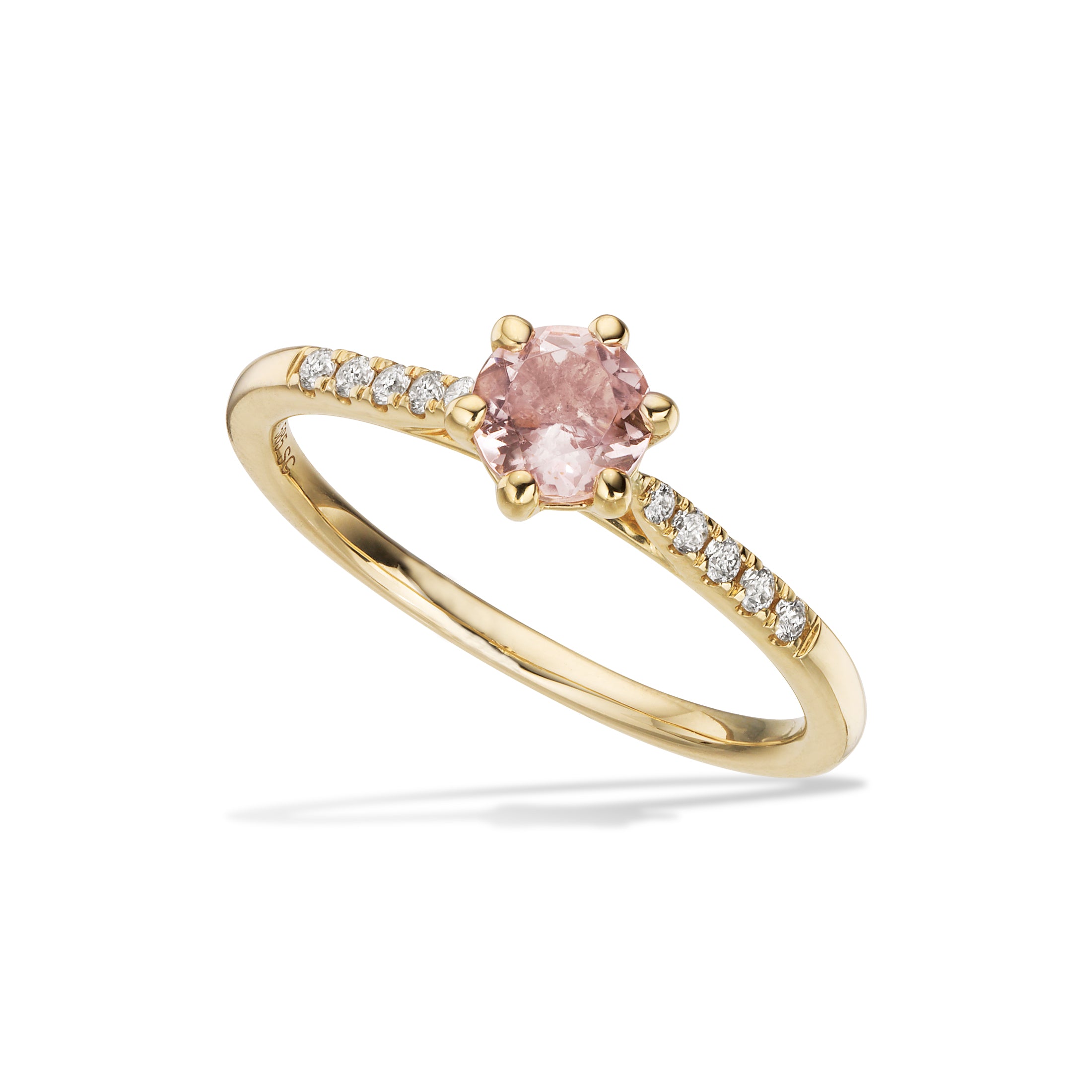 Scrouples Ringe i Guld 14 kt. med Brillant