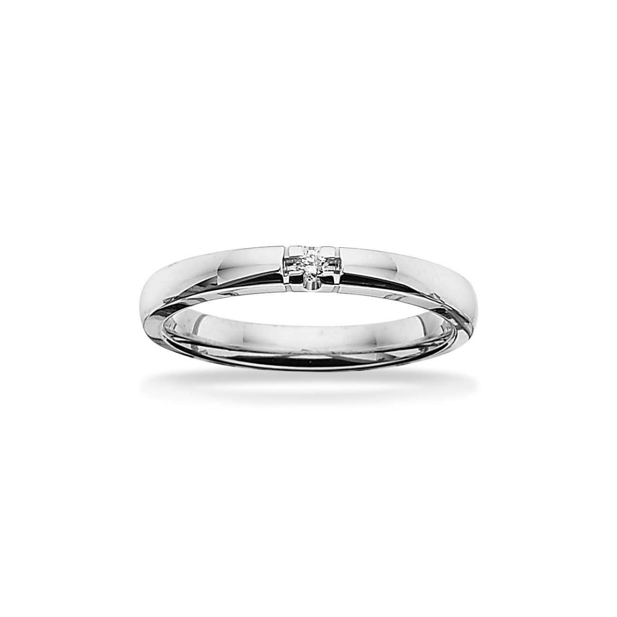 Scrouples Ringe i Hvidguld med Brillant