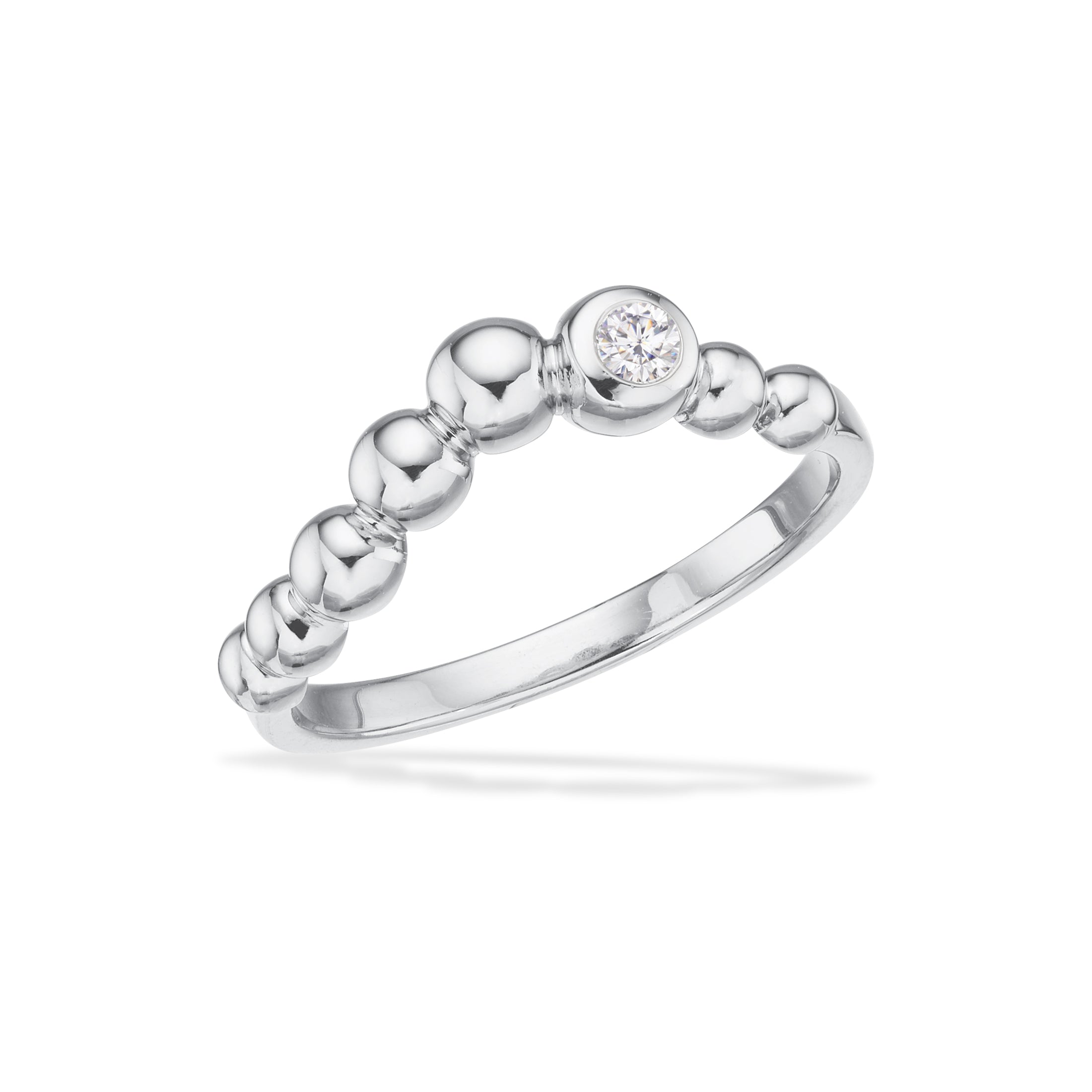 Scrouples Ringe i Sølv med Syn. cubic zirconia