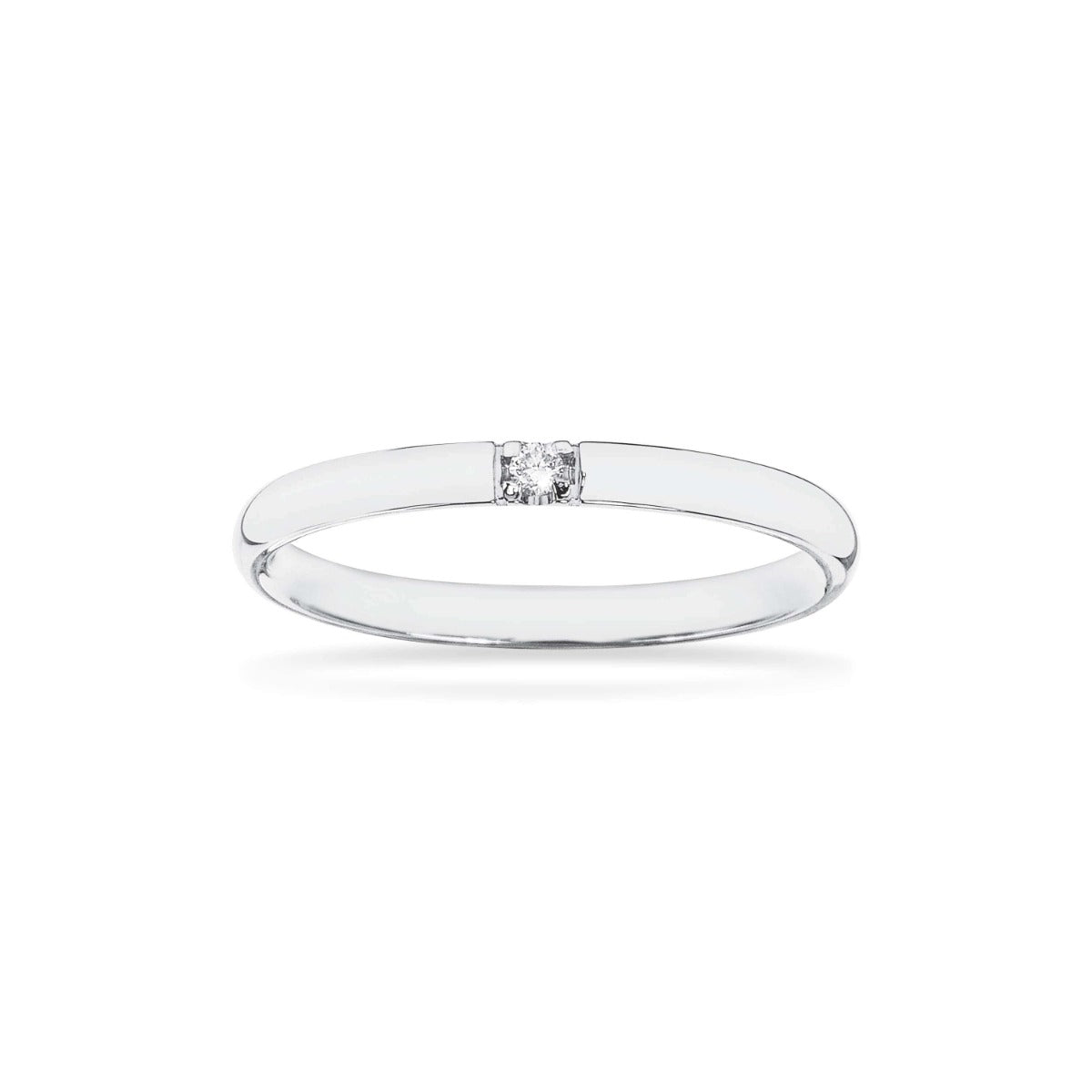 Scrouples Ringe i Hvidguld med Brillant
