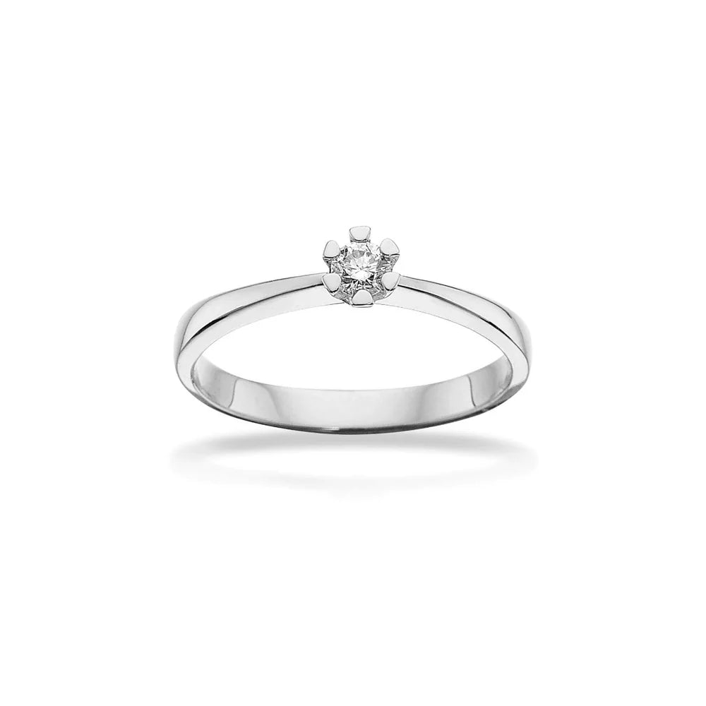 Scrouples Ringe i Hvidguld med Brillant