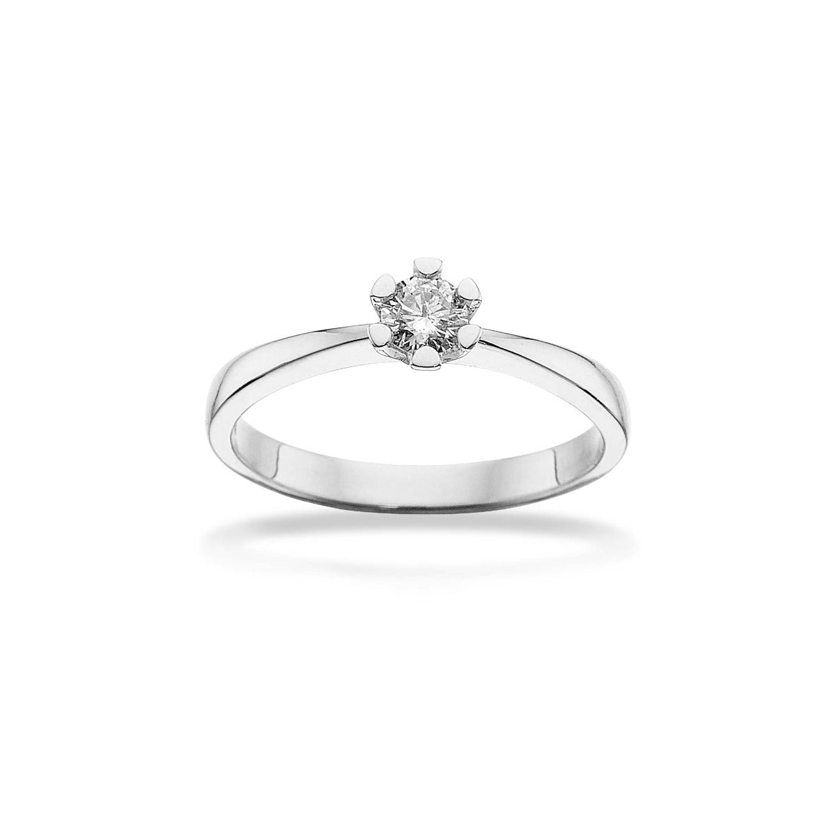 Scrouples Ringe i Hvidguld med Brillant