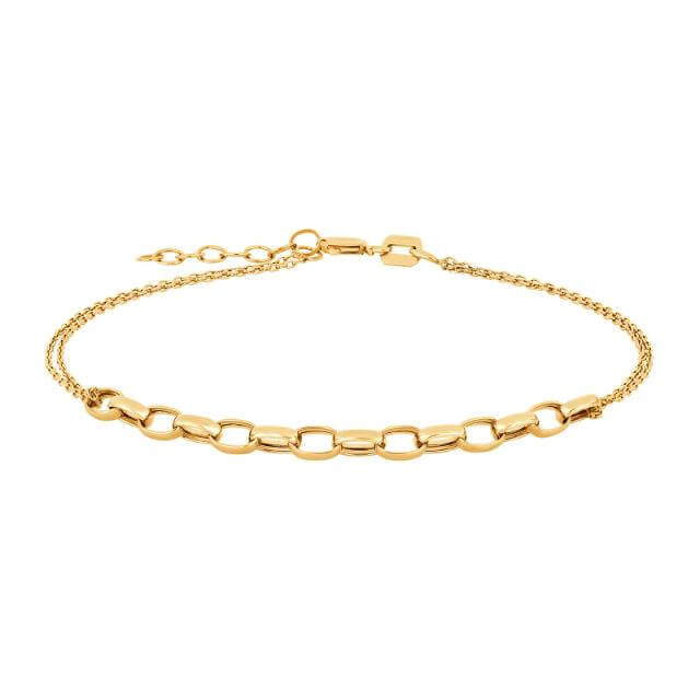 8 kt Guld armbånd, Ærtekæde