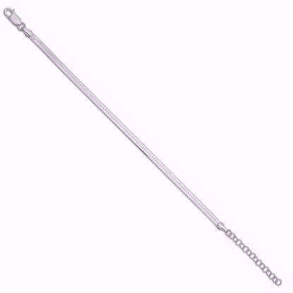 Seville armbånd 3mm flad slange - 8955