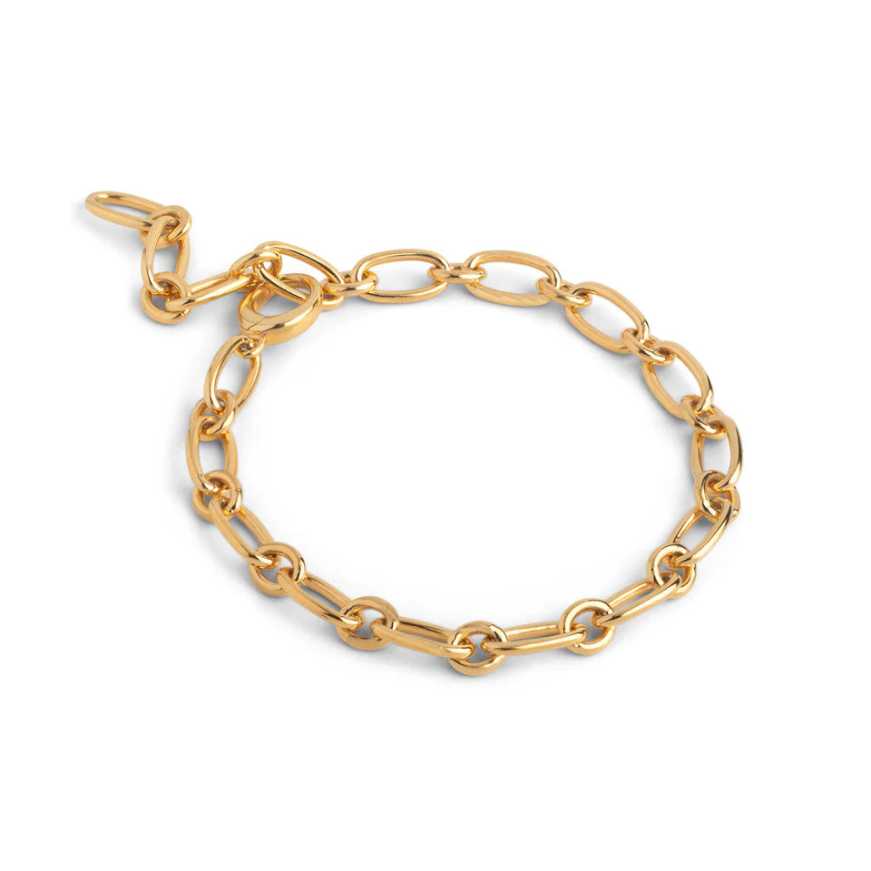 Enamel Chunky charms armbånd