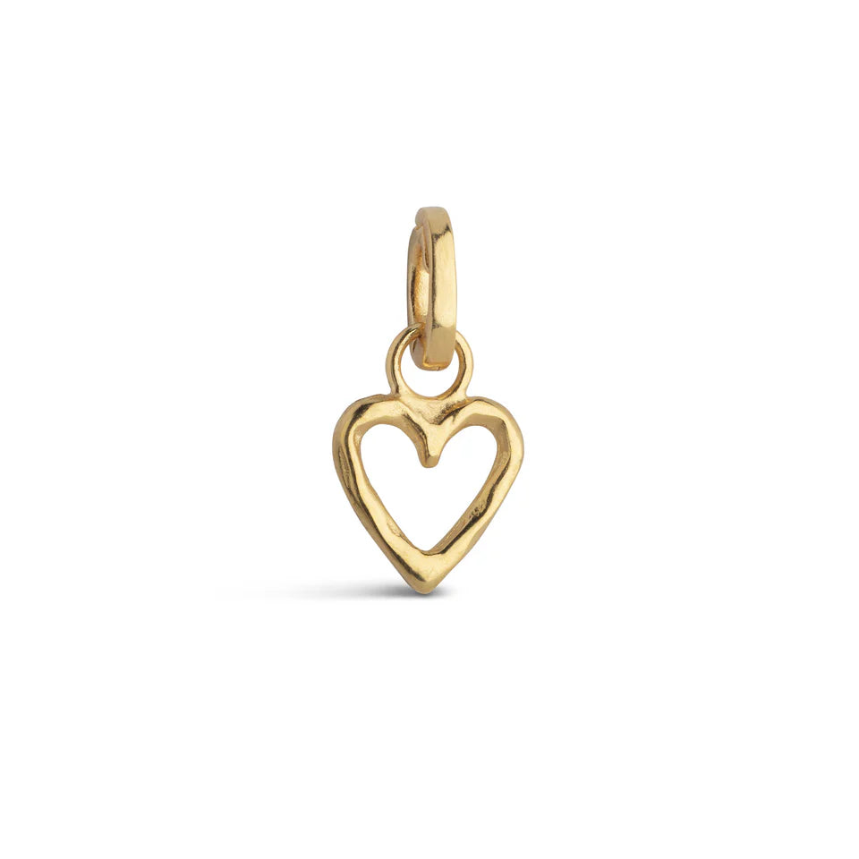 Enamel Organic Heart charm