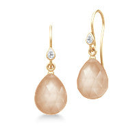 Øreringe fra Ballerina med krystaller og brillantslebne cubic zirconia.