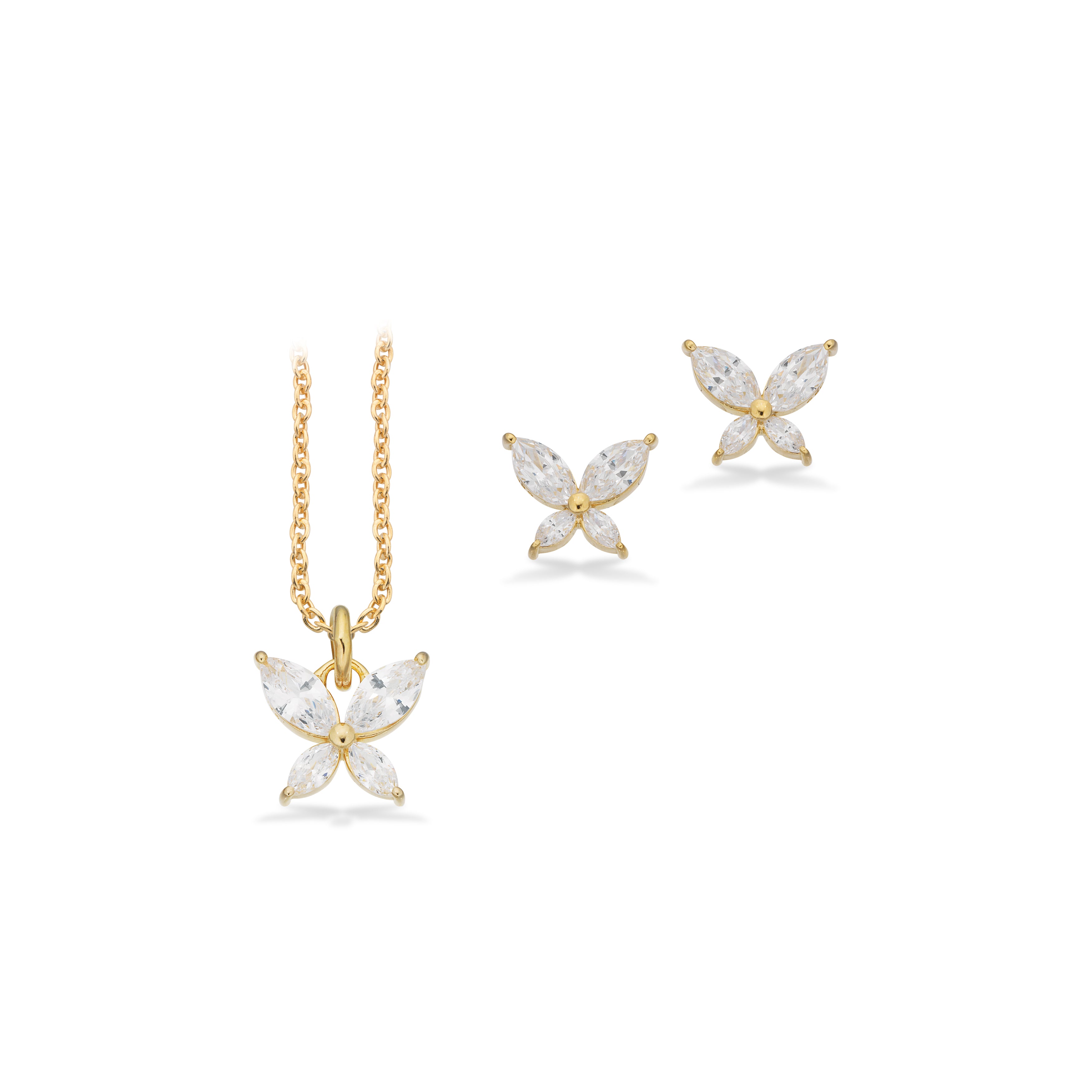 Scrouples Smykke i Sølv med Syn. cubic zirconia