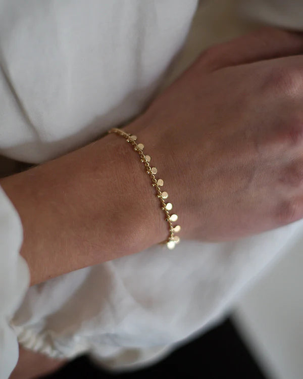 Ave forgyldt messing armbånd