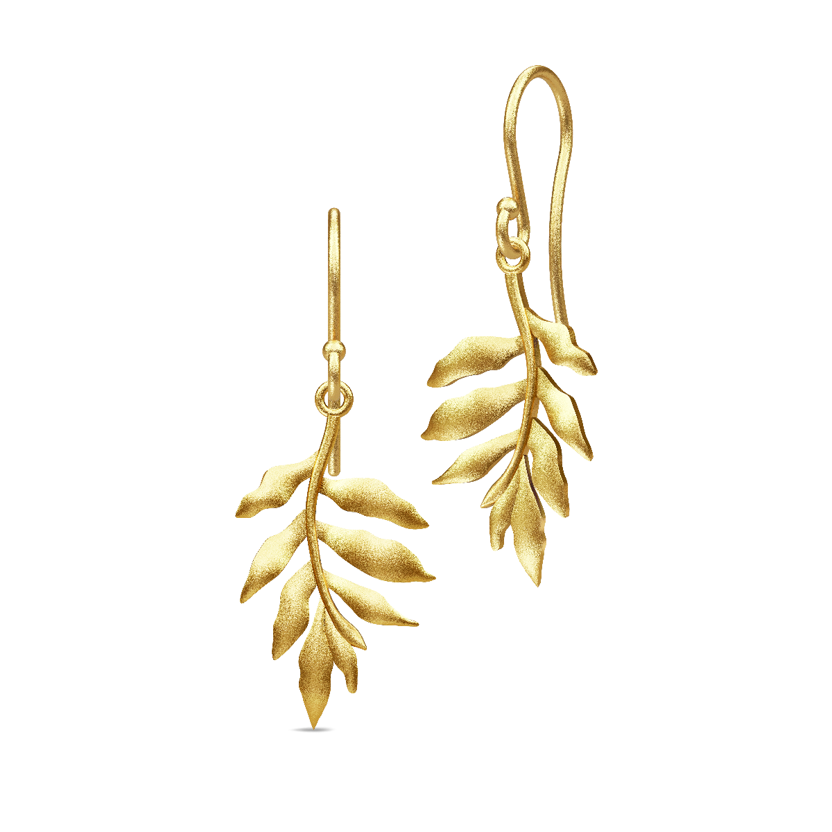 Sølvforgyldt ørehængere, little tree of life