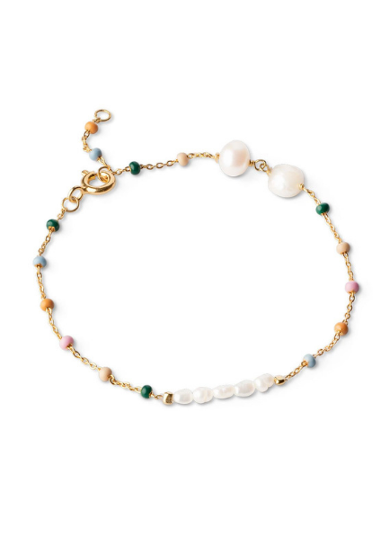 Sølv forgyldt armbånd Lola Perla/Dreamy