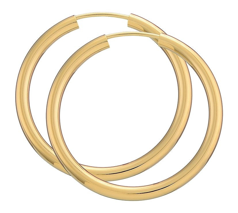 Forgyldte sølvcreoler