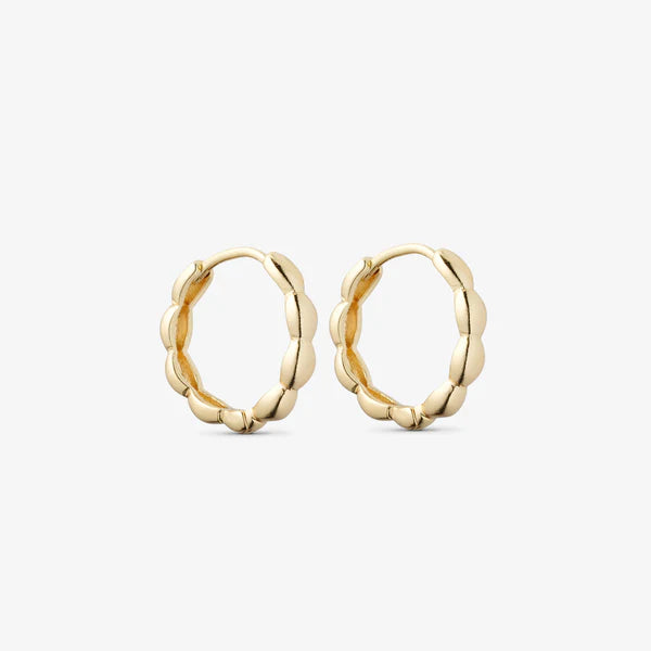 Solbjørg forgyldt messing creol