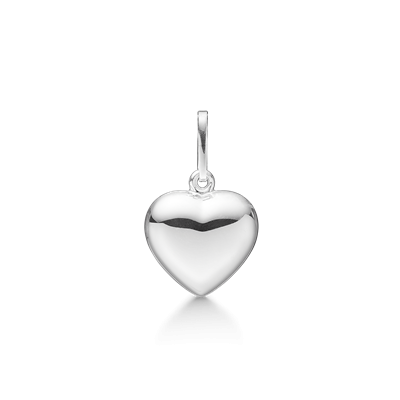 Støvring Design Sølv hjerte vedhæng