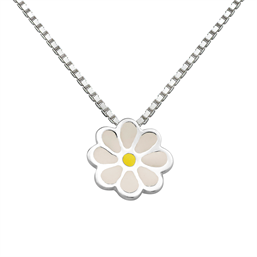 Støvring Design Sølv halskæde blomst