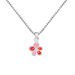 Støvring Design Sølv halskæde blomst