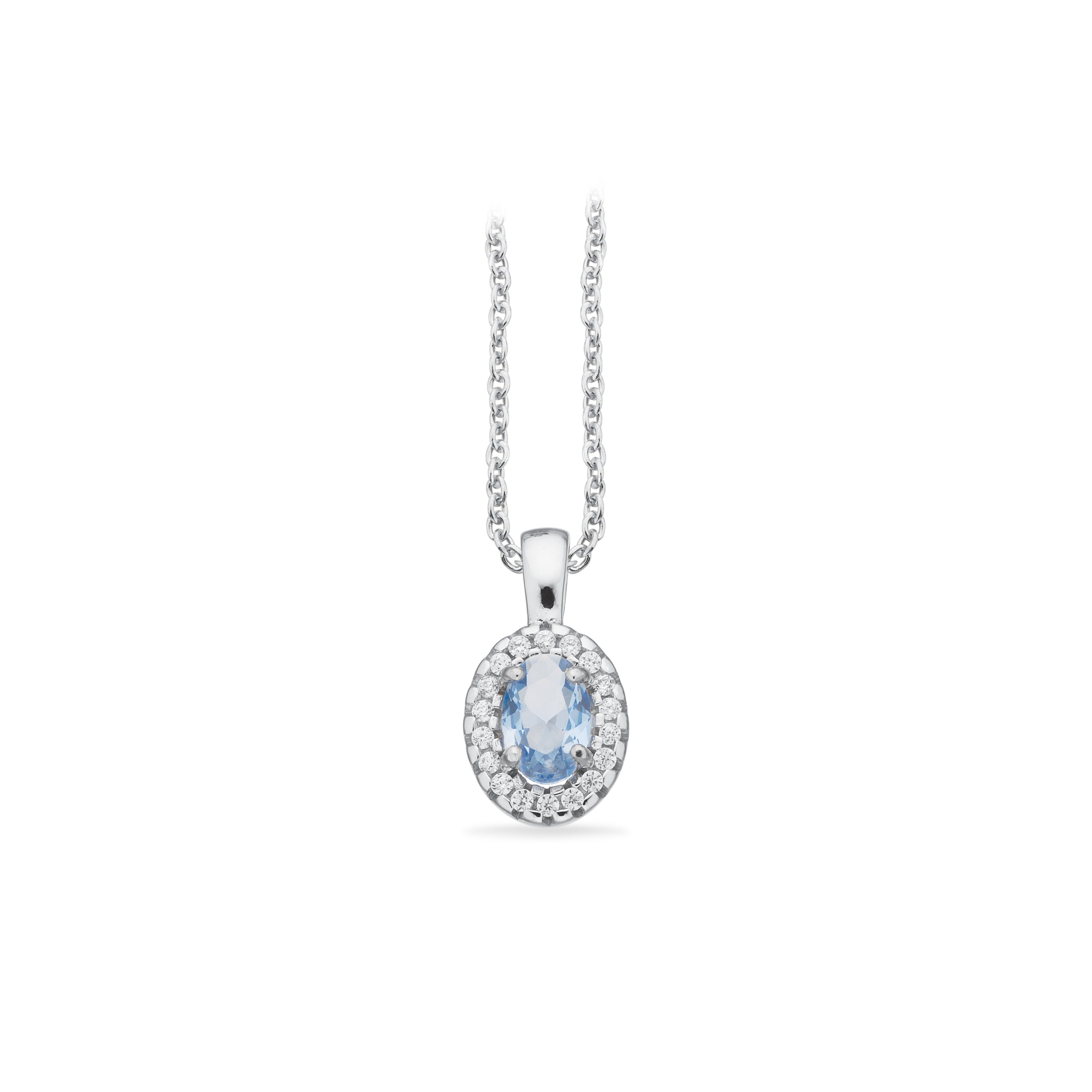 Scrouples Halskæde i Sølv med Syn. cubic zirconia