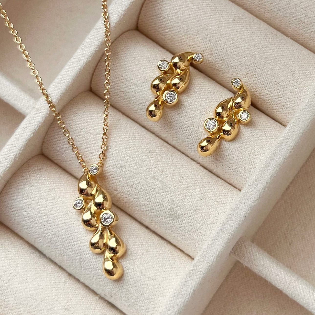 Scrouples Halskæde i Sølv med Syn. cubic zirconia