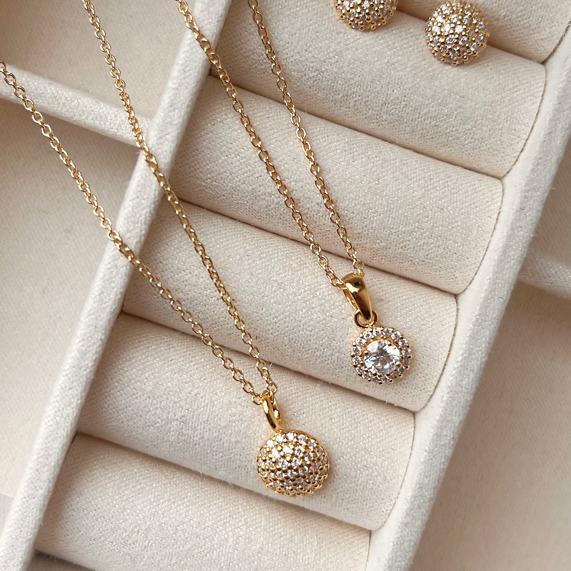 Scrouples Halskæde i Sølv med Syn. cubic zirconia